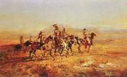 Charles M Russell Sun River War Party china oil painting artist